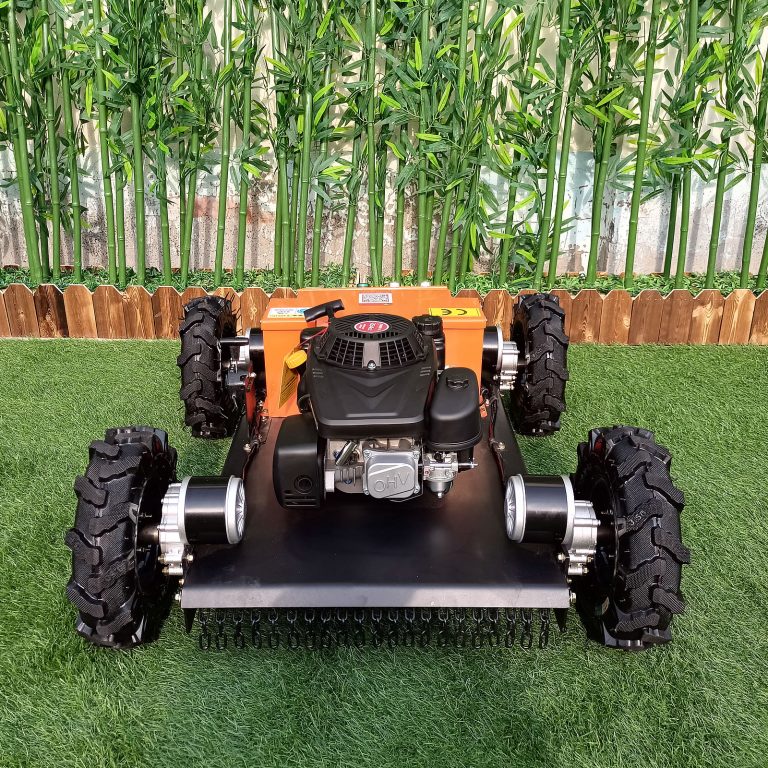 RC track tank lawn mower made by Vigorun Tech