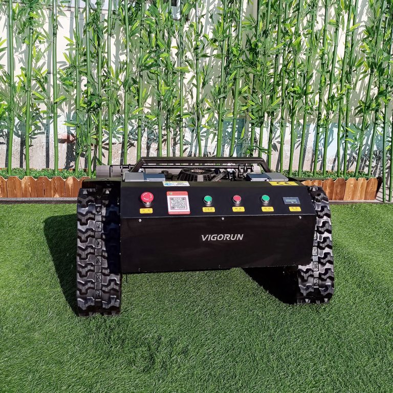 remote controlled cutting grass machine with snow plow snow blade snow shovel snow removal machine