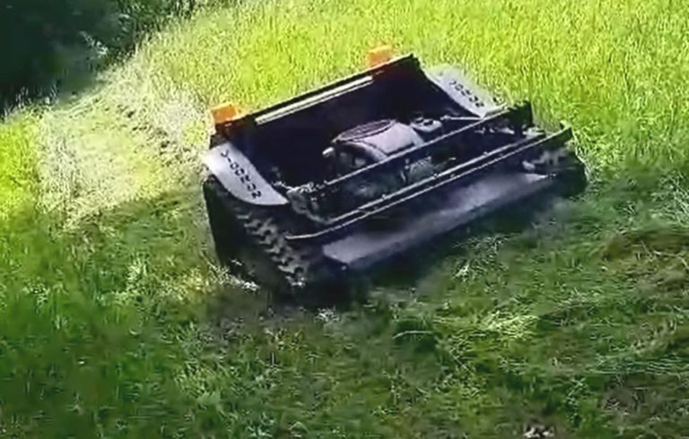 Vigorun VTLM800 remotely controlled tracked brush mower for sale made by Vigorun Tech