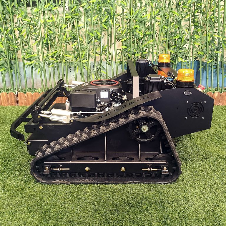 remote control rubber track grass cutter made by Vigorun Tech