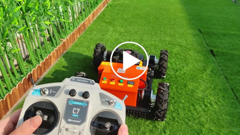 remotely controlled track weeder made by Vigorun Tech