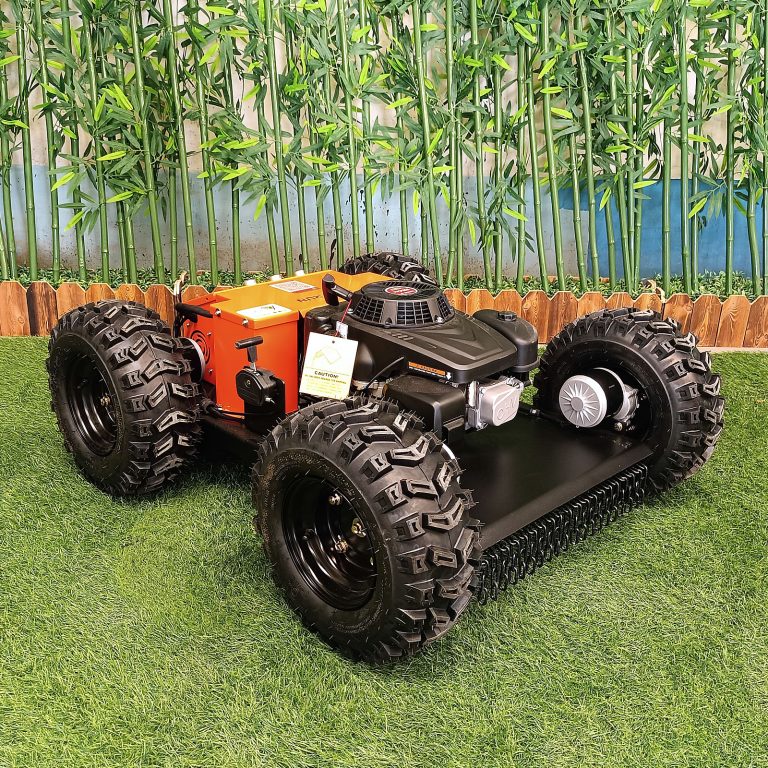 Vigorun remote operated crawler lawn cutting machine for sale