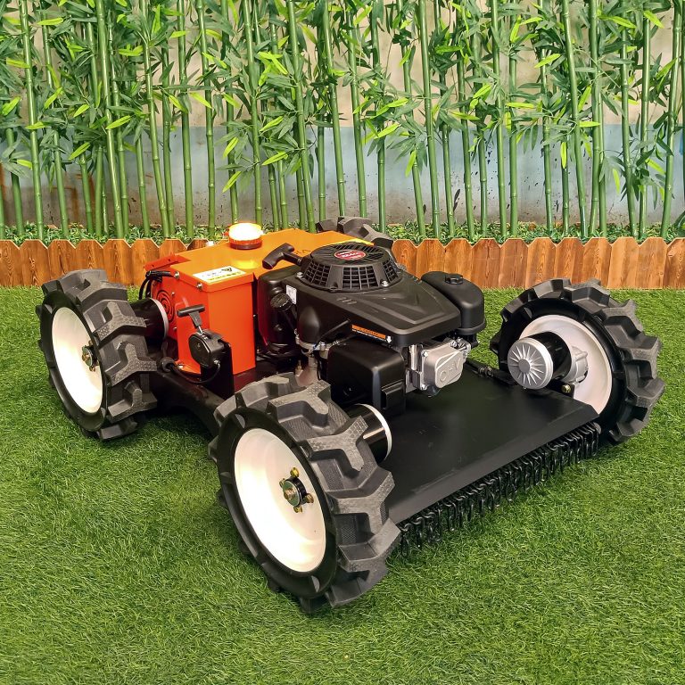 Vigorun VTLM800 remotely controlled rubber track weed mower for sale made by Vigorun Tech