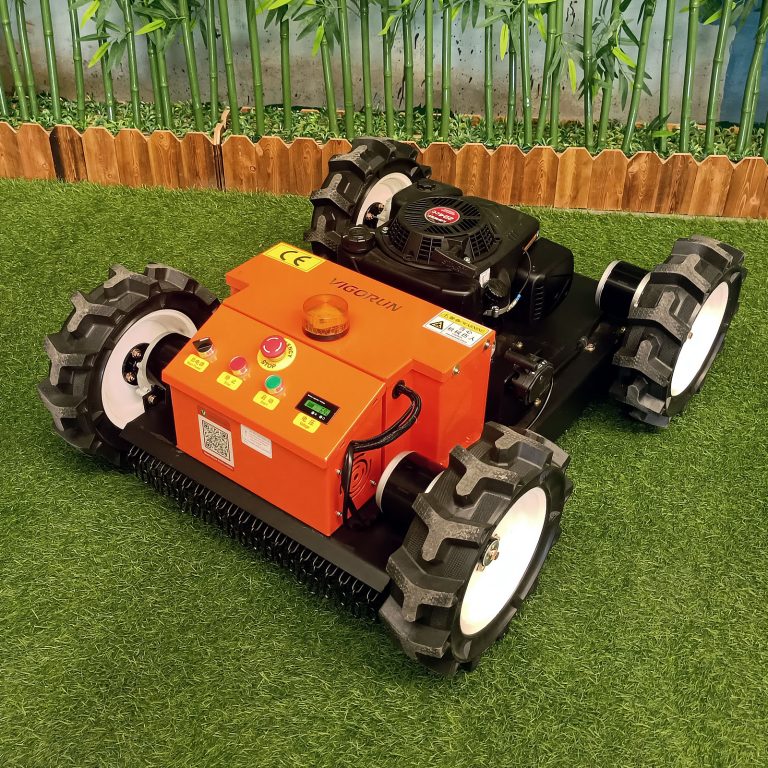 RC wheeled weed trimmer made by Vigorun Tech