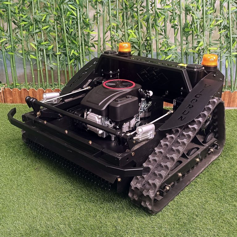 Vigorun remotely controlled tracked mowing robot for sale