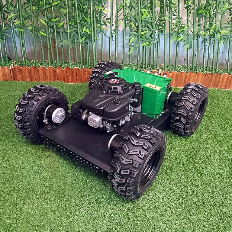 RC track lawn grass cutter made by Vigorun Tech