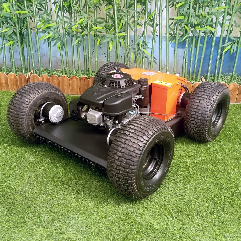 remote control wheeled grass cutter machine made by Vigorun Tech