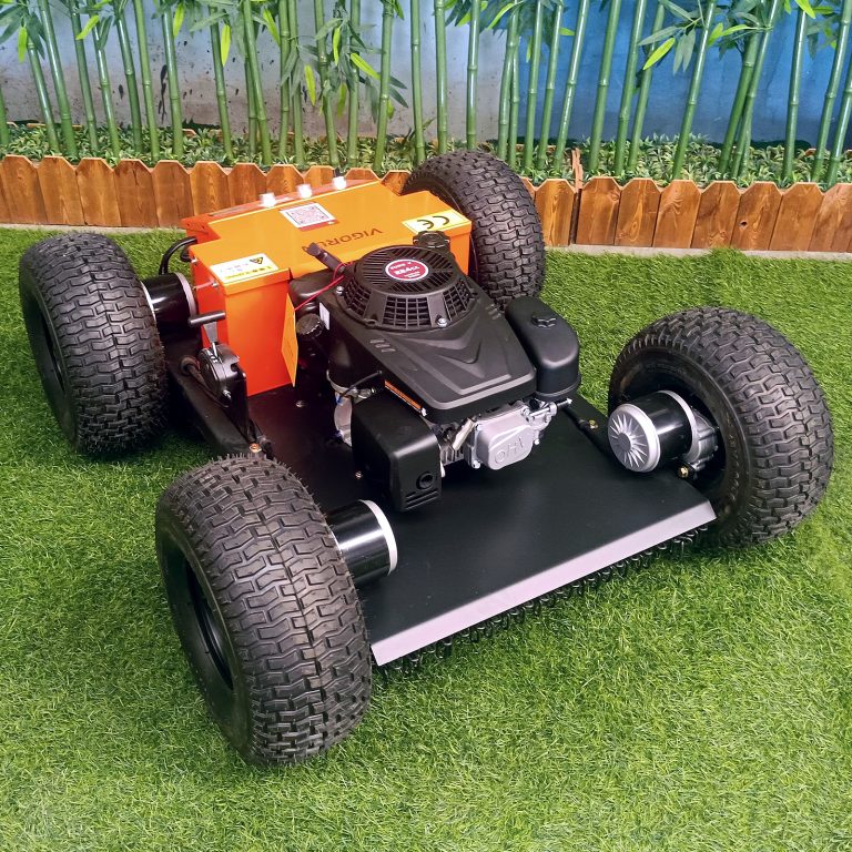 Vigorun radio controlled wheeled mowing robot for sale