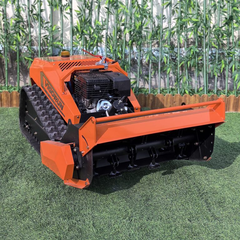 remotely controlled wheeled highway plant slope protection brush mower na gawa sa China